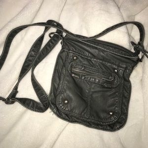 Grey over the shoulder purse